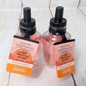Bath & Body Works Wallflowers Refill 2-Pack Sunny Tropical Mango SEALED Fruity